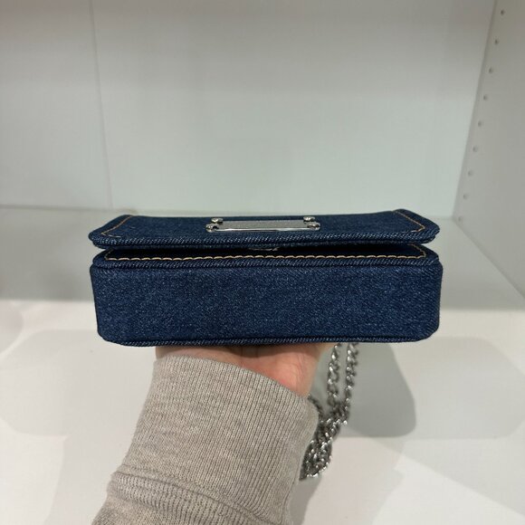 Marc Jacobs Denim Chain Shoulder Bag - Picture 6 of 8